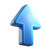 hypnotic memorable A single, stylized arrow pointing upwards, made of light. NO BACKGROUND with Transparent Background. png