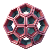 unforgettable modern A complex, geometric pattern resembling a honeycomb. NO BACKGROUND with Transparent Background. handcrafted png