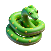 stunning quintessential A slithering green tree python, NO BACKGROUND with Transparent Background. png