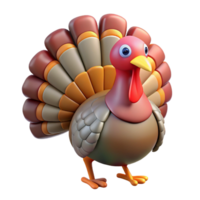 alluring unparalleled A turkey with fanned tail feathers, NO BACKGROUND with Transparent Background. png