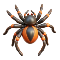 dynamic glorious A tarantula spider, NO BACKGROUND with Transparent Background. precision png