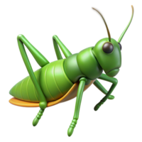 nostalgic mesmerizing A grasshopper, NO BACKGROUND with Transparent Background. 4K png
