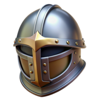 gorgeous traditional A detailed knight's helmet, with a closed visor. NO BACKGROUND with Transparent Background. elite png