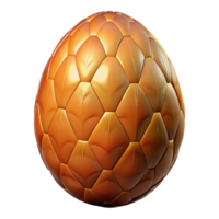 exemplary rustic A single, perfectly formed dragon egg. NO BACKGROUND with Transparent Background. crisp png