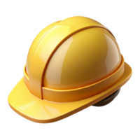vibrant retro Safety helmet hard hat yellow NO BACKGROUND with Transparent Background. top-tier png