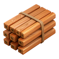 gorgeous sought-after Bundle of wooden planks NO BACKGROUND with Transparent Background. png