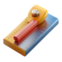 dramatic geometric Architect's scale ruler NO BACKGROUND with Transparent Background. luxury png