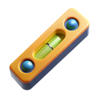 gorgeous surreal Level tool NO BACKGROUND with Transparent Background. studio quality png