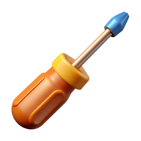 striking nostalgic abstract Screwdriver NO BACKGROUND with Transparent Background. perfect clarity png