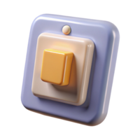impressive melancholic tropical Light switch NO BACKGROUND with Transparent Background. artisan png