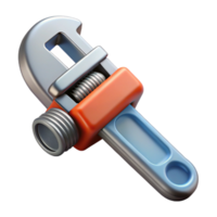 distinctive contemporary Pipe wrench NO BACKGROUND with Transparent Background. high resolution png