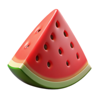 unparalleled avant-garde Watermelon slice NO BACKGROUND with Transparent Background. premium png