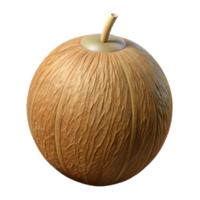 mysterious hypnotic Coconut NO BACKGROUND with Transparent Background. artisan png