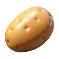 exemplary retro Potato NO BACKGROUND with Transparent Background. handcrafted png