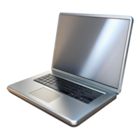 immaculate joyful vintage A sleek, silver laptop computer, closed. NO BACKGROUND with Transparent Background. artisan png