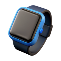 captivating distinguished A smartwatch with a black band. NO BACKGROUND with Transparent Background. png