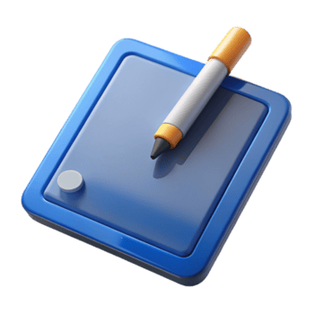 överdådig enastående en läsplatta dator med nål penna. Nej bakgrund med transparent bakgrund. png