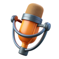 elegant sought-after A studio microphone with pop filter attached. NO BACKGROUND with Transparent Background. png
