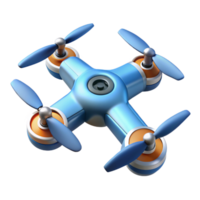 mesmerizing distinctive A drone with four propellers. NO BACKGROUND with Transparent Background. png