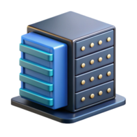 magnificent artistic A server rack, partially populated with servers. NO BACKGROUND with Transparent Background. elite png