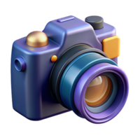 nostalgic dramatic A digital camera, DSLR style with lens attached. NO BACKGROUND with Transparent Background. top-tier png