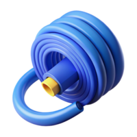 elegant iconic A roll of ethernet cable, blue. NO BACKGROUND with Transparent Background. png