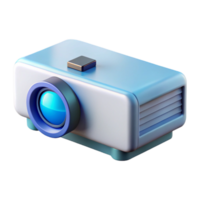 beautiful celebrated A projector, lens visible. NO BACKGROUND with Transparent Background. png