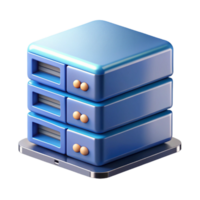 vibrant exceptional A server, rack-mounted. NO BACKGROUND with Transparent Background. png