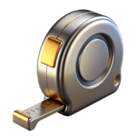 dreamy majestic A tape measure, metallic. NO BACKGROUND with Transparent Background. high quality png