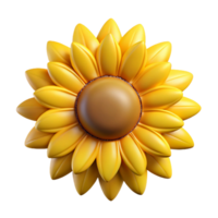 hypnotic avant-garde Open sunflower head facing forward NO BACKGROUND with Transparent Background. luxury png