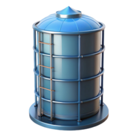 stunning memorable Silo structure, cylindrical shape, NO BACKGROUND with Transparent Background. png