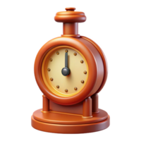 enchanting mysterious gothic Train station clock, vintage design, NO BACKGROUND with Transparent Background. exclusive png