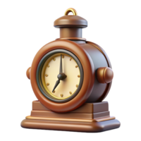 quintessential impressionist Train station clock, vintage design, NO BACKGROUND with Transparent Background. impeccable png