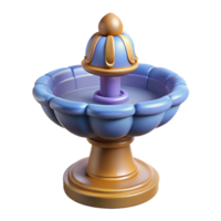 striking calm classic Fountain spout, decorative sculpture, NO BACKGROUND with Transparent Background. high quality png