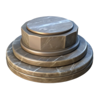 tranquil impressive Statue base, stone pedestal, NO BACKGROUND with Transparent Background. flawless png
