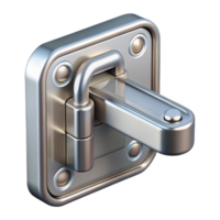 bold fascinating Window latch, metal mechanism, NO BACKGROUND with Transparent Background. sharp png