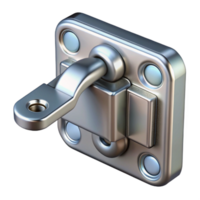 exquisite melancholic organic Window latch, metal mechanism, NO BACKGROUND with Transparent Background. premium png