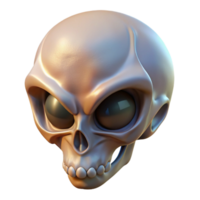 iconic nordic Alien skull with intricate bone structure NO BACKGROUND with Transparent Background. impeccable png