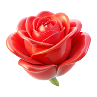 magnificent vintage A single, translucent red rose. NO BACKGROUND with Transparent Background. high resolution png