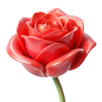 mesmerizing contemporary A single, translucent red rose. NO BACKGROUND with Transparent Background. elite png