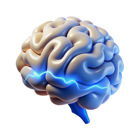 exquisite victorian A stylized human brain, pulsating with energy. NO BACKGROUND with Transparent Background. gallery standard png