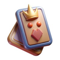 majestic organic A single, stylized playing card, featuring a fantasy creature, NO BACKGROUND with Transparent Background. impeccable png