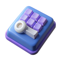 unparalleled nordic A single key from a computer keyboard. NO BACKGROUND with Transparent Background. top-tier png