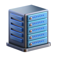 ethereal serene A server rack unit. NO BACKGROUND with Transparent Background. authentic png