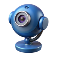 energetic enchanting A webcam with a built-in microphone. NO BACKGROUND with Transparent Background. professional png
