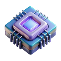 remarkable tropical A quantum computer processor. NO BACKGROUND with Transparent Background. refined png