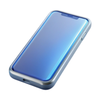 hypnotic impressionist A futuristic smartphone, transparent screen. NO BACKGROUND with Transparent Background. refined png