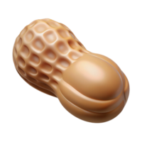 impressive reflective surreal Peanut in shell NO BACKGROUND with Transparent Background. expertly shot png