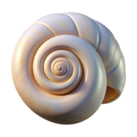 wonderful passionate coastal Seashell spiral NO BACKGROUND with Transparent Background. artisan png