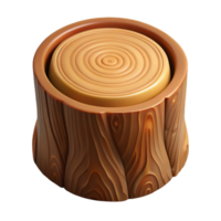 striking dramatic surreal Cross-section of a tree trunk NO BACKGROUND with Transparent Background. 4K png